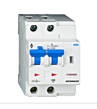 Protectie arc electric AFDD C10, 2P, 30mA, tip A